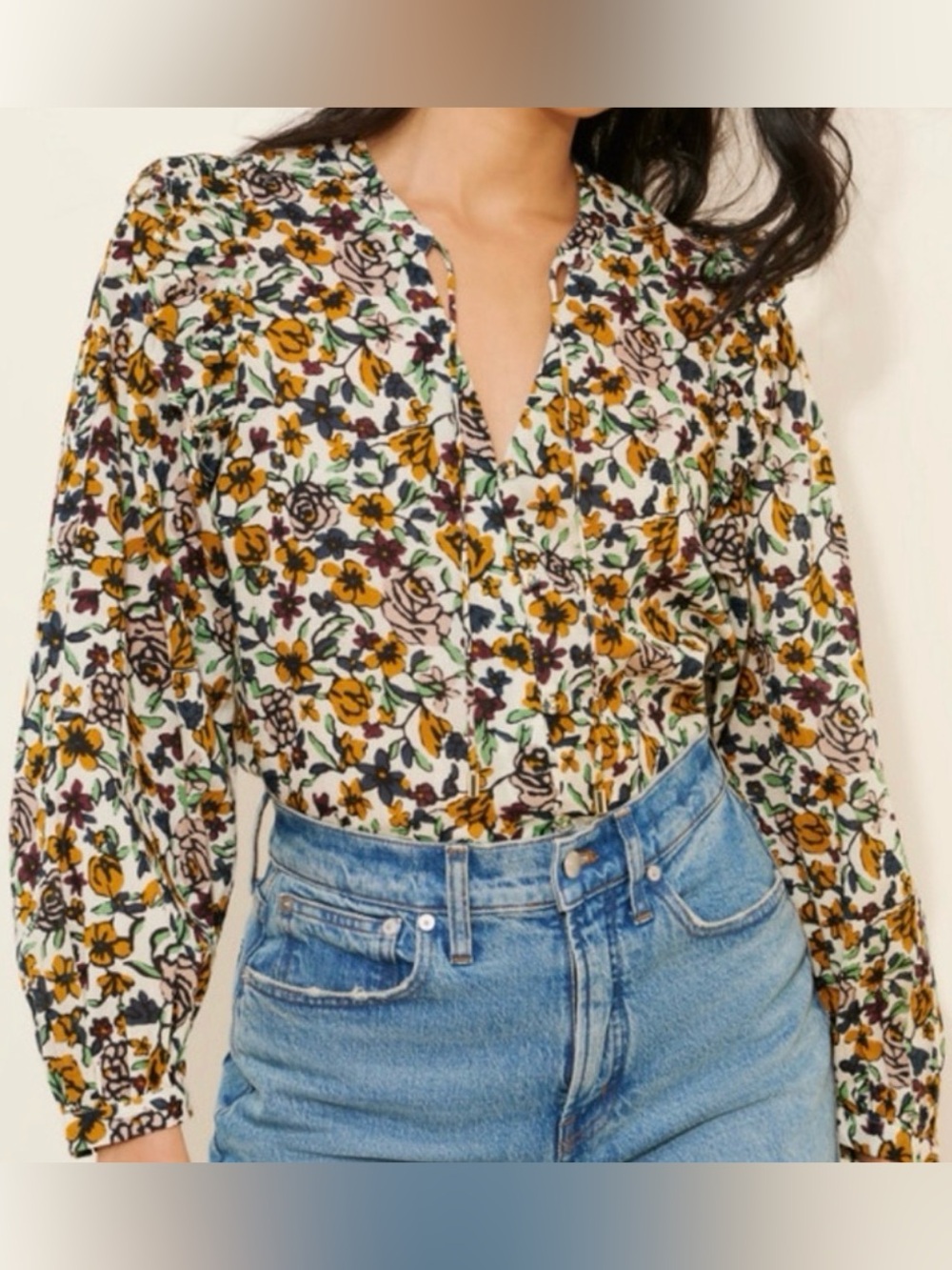 Cleobella Malin Blouse in Wild Cosmos Size XS